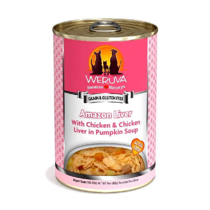 Weruva Amazon Livin' with Chicken & Chicken Liver in Pumpkin Soup Canned Dog Food