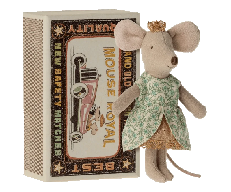 Maileg Princess Mouse in Matchbox