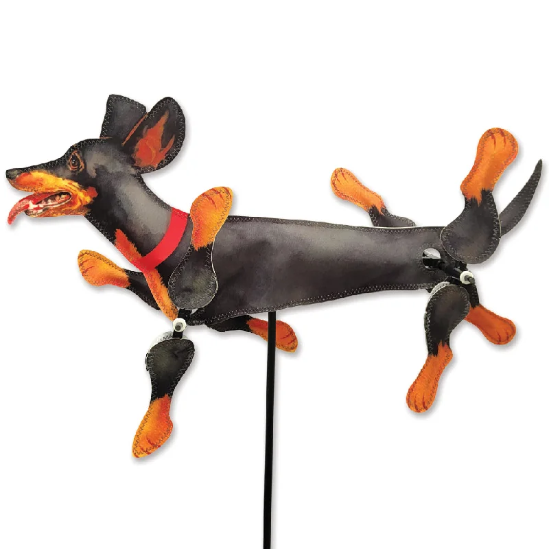 WhirliGig Spinner - 20 in. Black & Tan Dachshund