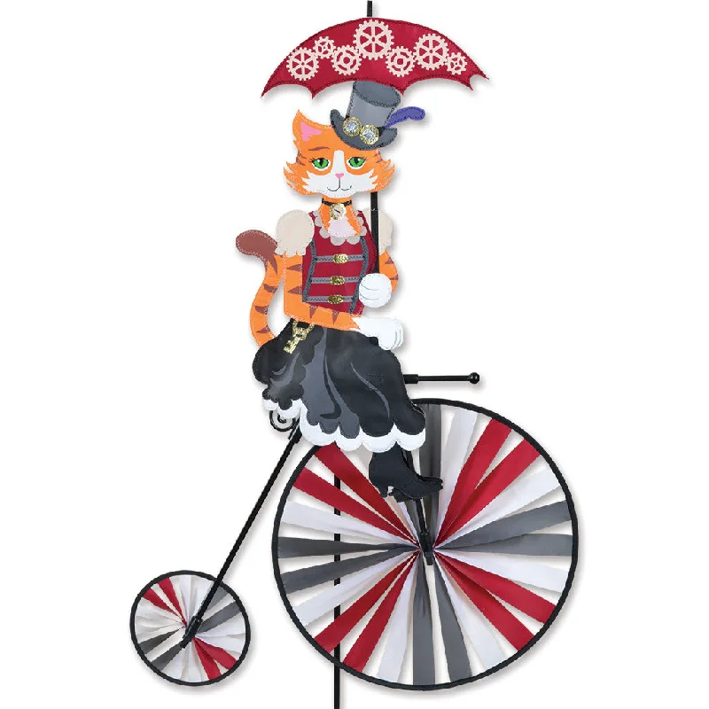 High Wheel Bike Spinner - Steampunk Kitty Cat