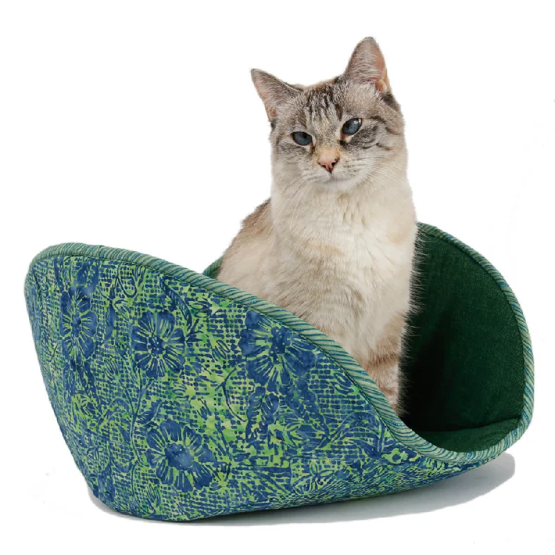 Jumbo Cat Canoe - Green Blue Batik