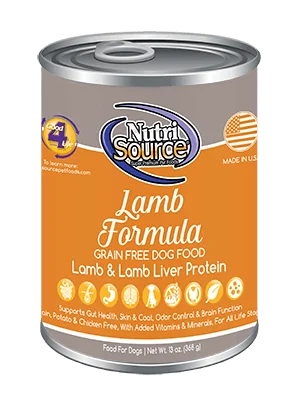 NutriSource® Lamb Grain Free Canned Dog Food (13oz)