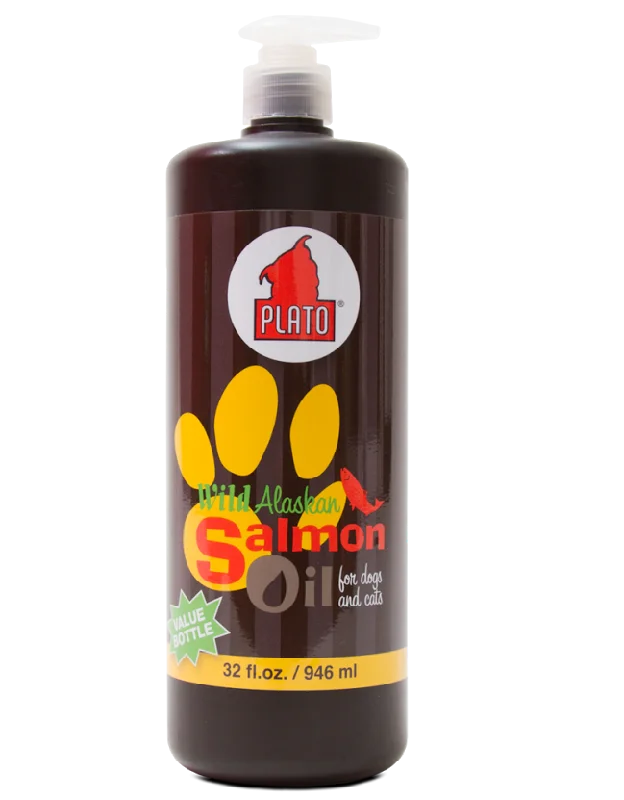 Plato Wild Alaskan Salmon Oil For Dogs & Cats