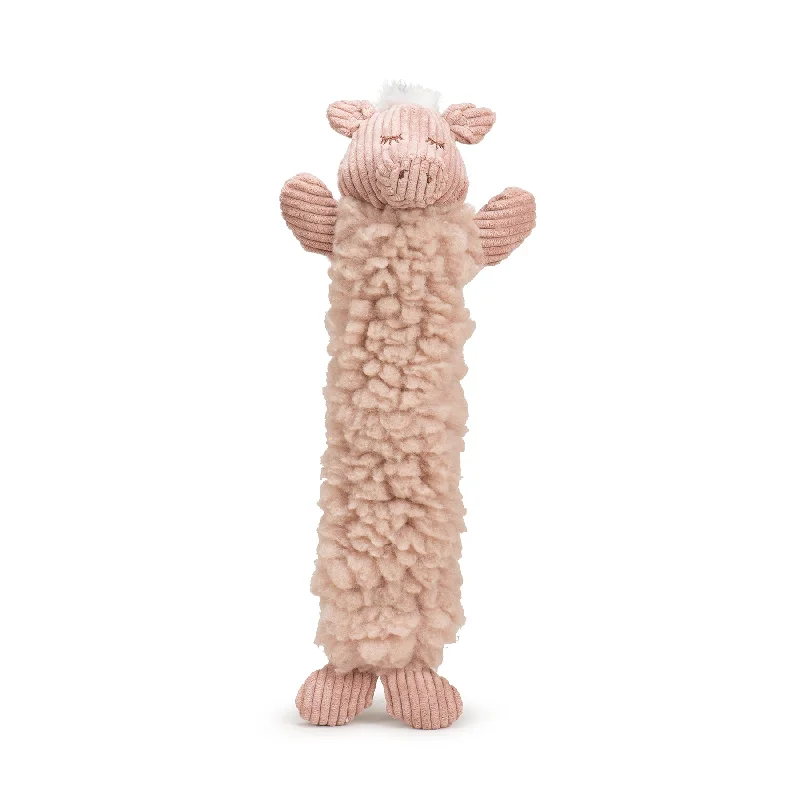 Penelope Pig Fluffer Long & Lovelie™ Durable Plush Dog Toy