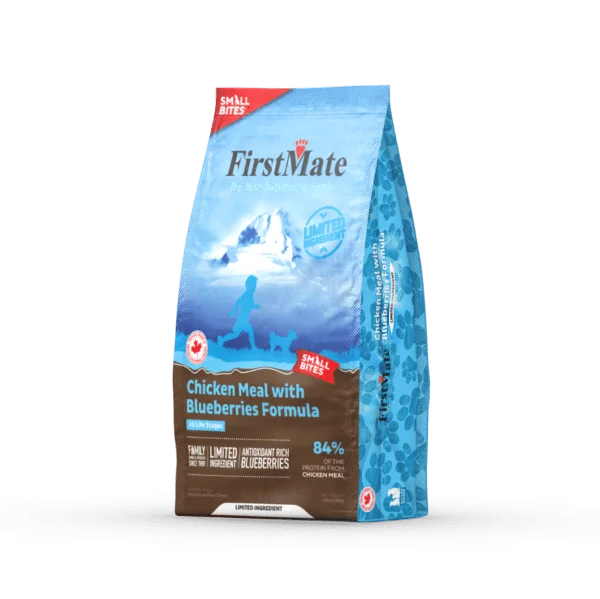 FirstMate Pet Foods Limited Ingredient Chicken Meal with Blueberries Formula Small Bites Dry Dog Food