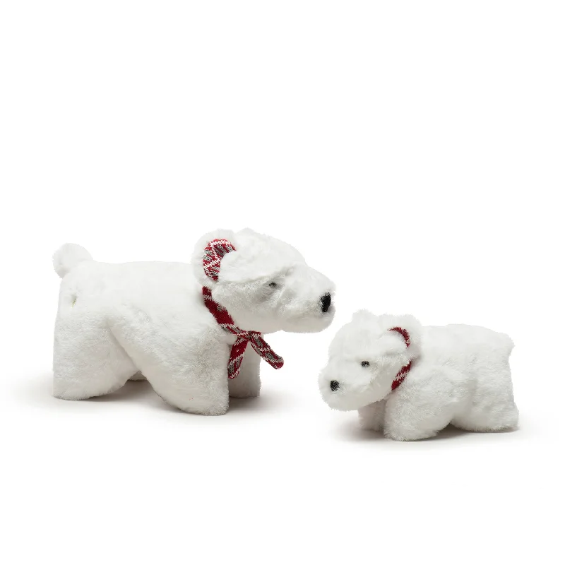 Nordic Frost Squooshie™ Polar Bear Plush Dog Toy