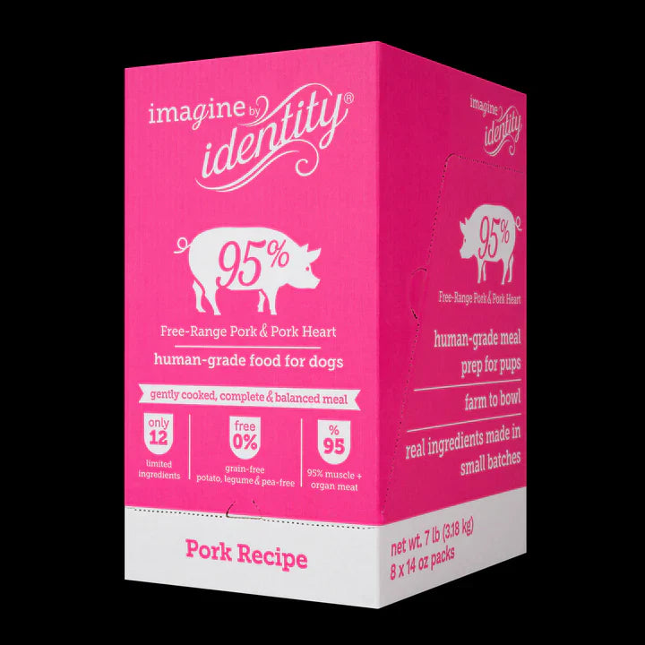 Identity Pet Imagine 95% Pork Gently Cooked Dog Food Recipe