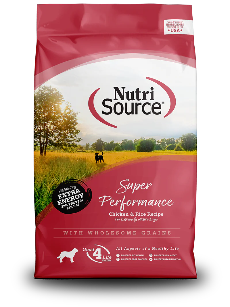 NutriSource® Super Performance Chicken and Rice Recipe Dog Food