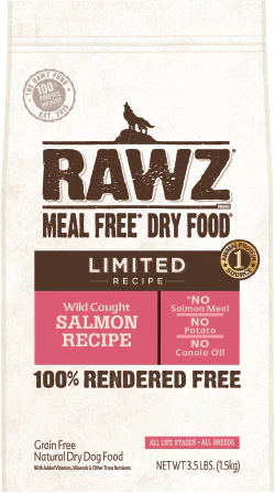 Rawz Limited Recipe Wild Caught Salmon Dog Food Recipe