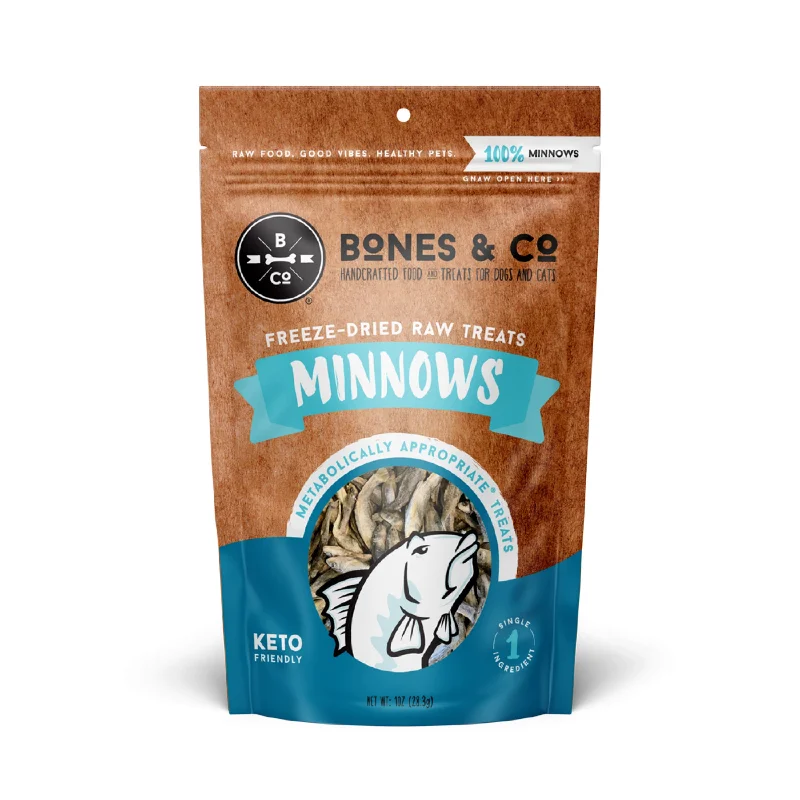 Bones & Co Freeze Dried Raw Minnows 1oz