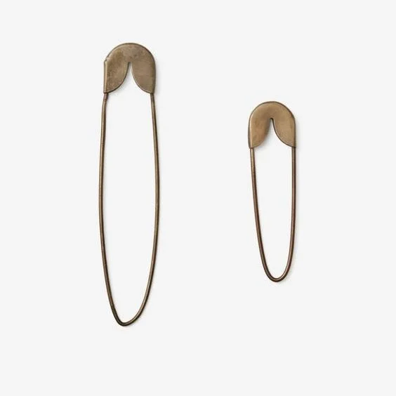 Brass Safety Pin by Fog Linen - small