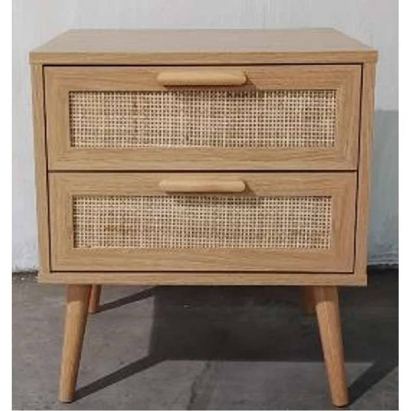 DHK Bedside Cabinet 2Drawer  L450 x W395 x H500mm #Neta (No Warranty)