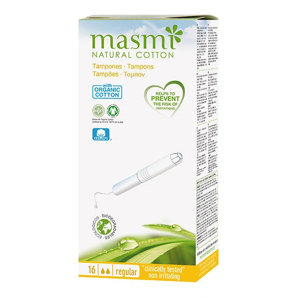 Masmi Organic Tampons - Applicator Regular 16s