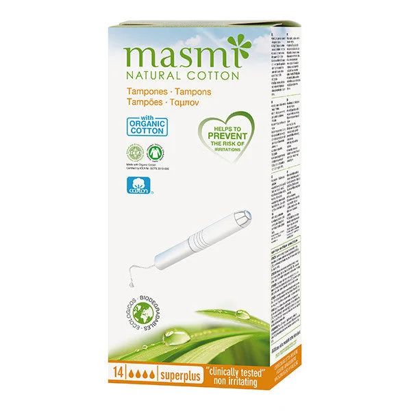 Masmi Organic Tampons - Applicator Super Plus 14s