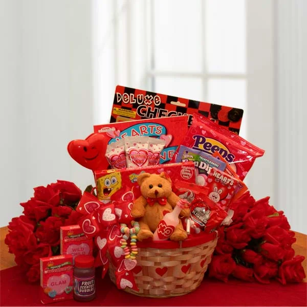 My Little Valentine Children's Gift Basket