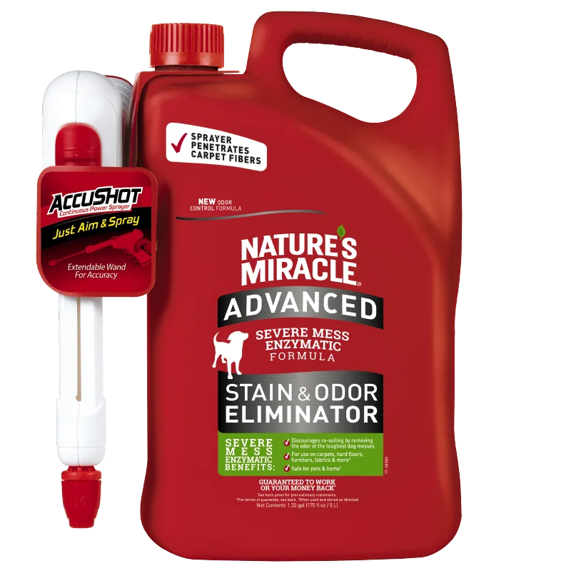 Nature's Miracle Advanced Stain & Odor Eliminator AccuShot 170oz