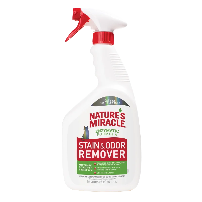 Nature's Miracle Just for Cats Stain & Odor Remover Spray 32oz