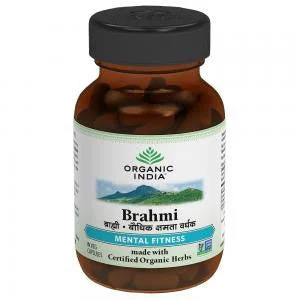 Organic India Brahmi 60 Capsules Bottle