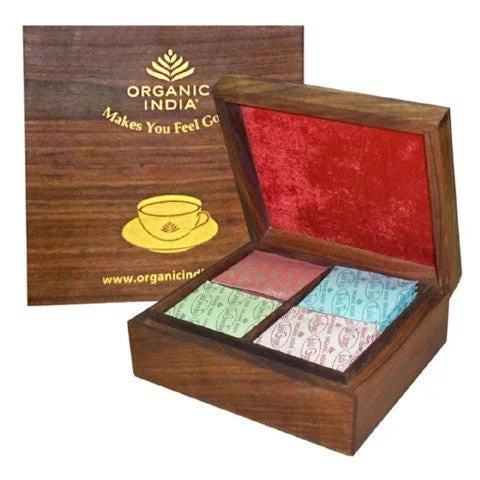 Organic India Executive Deluxe Wooden Gift