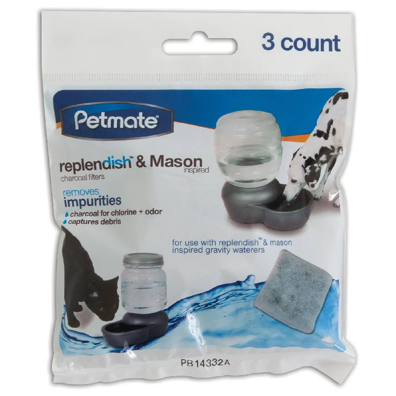 Petmate Replendish & Mason Charcoal Replacement Filters