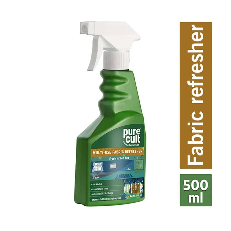 Purecult Eco-friendly Multi-use Fabric Refresher Fresh Green Tea (500ml)