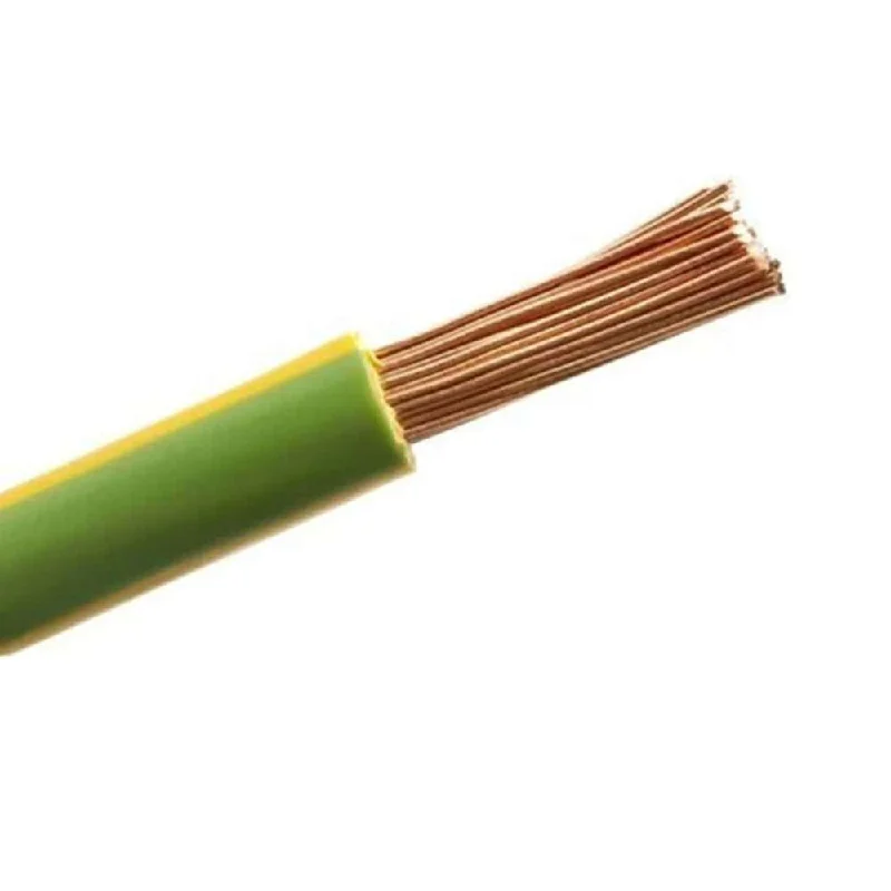 Cable 1 Core Stranded 6.0mm Green (100m Coil)