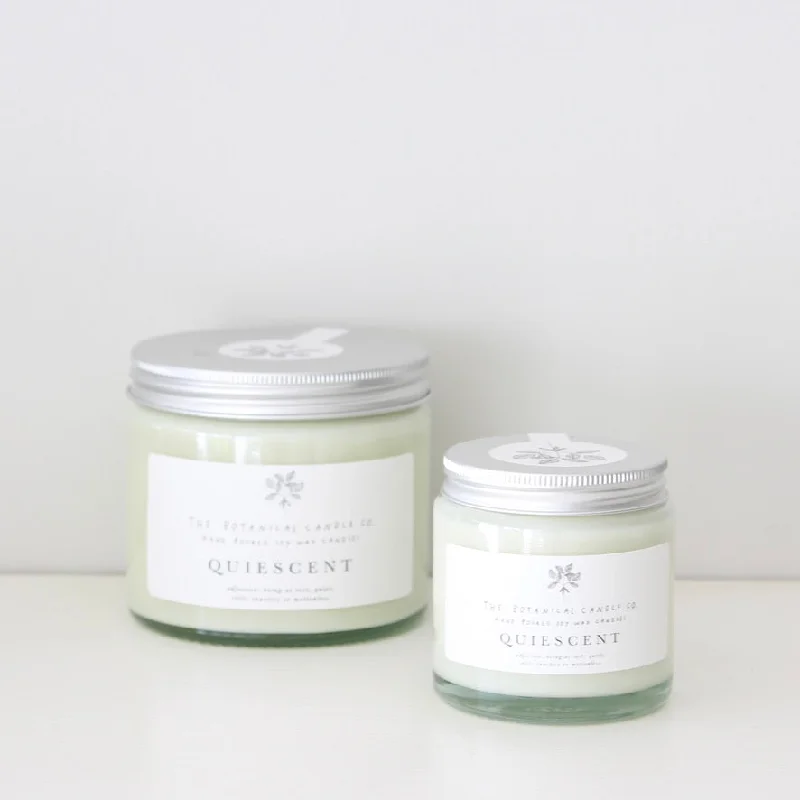 Quiescent Botanical Candle Company Wax Candle - 2 sizes