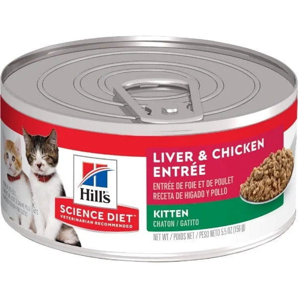 Science Diet Liver & Chicken Entree Canned Kitten Food