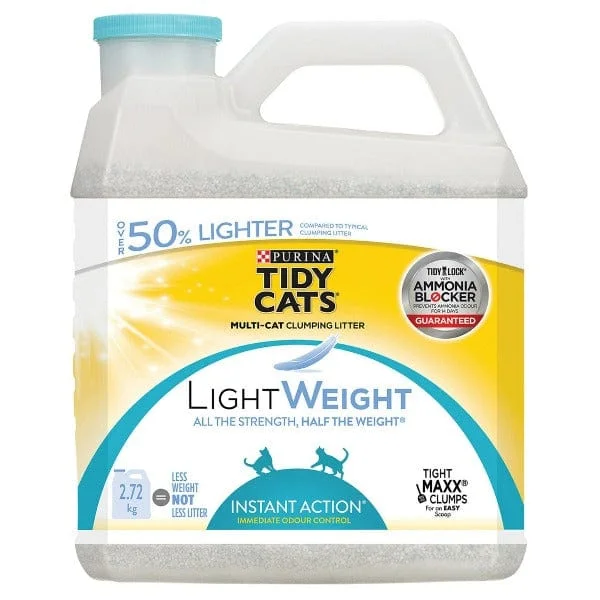 Tidy Cats LightWeight Instant Action Clumping Cat Litter, 2.72kg