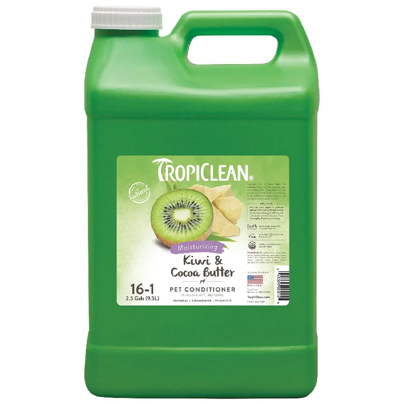 Tropiclean Kiwi And Cocoa Butter Moisturizing Oatmeal Conditioner - 2.5 Gallon