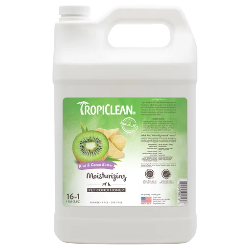 Tropiclean Kiwi And Cocoa Butter Moisturizing Oatmeal Conditioner - Gallon