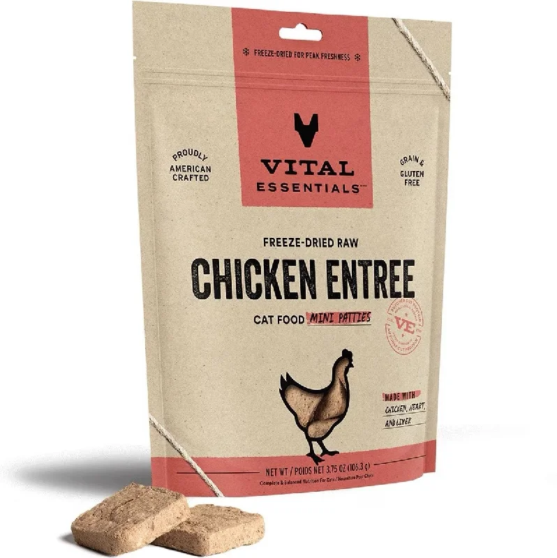 Vital Essentials Vital Cat Freeze-Dried Patties Chicken Recipe