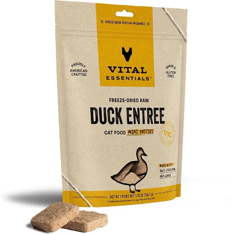 Vital Essentials Vital Cat Freeze-Dried Patties Duck Recipe