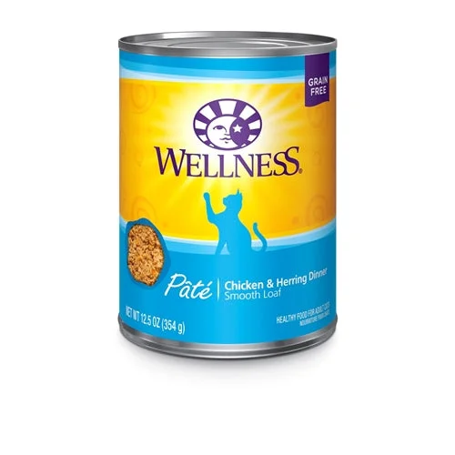 Wellness Chicken & Herring Cat Cans