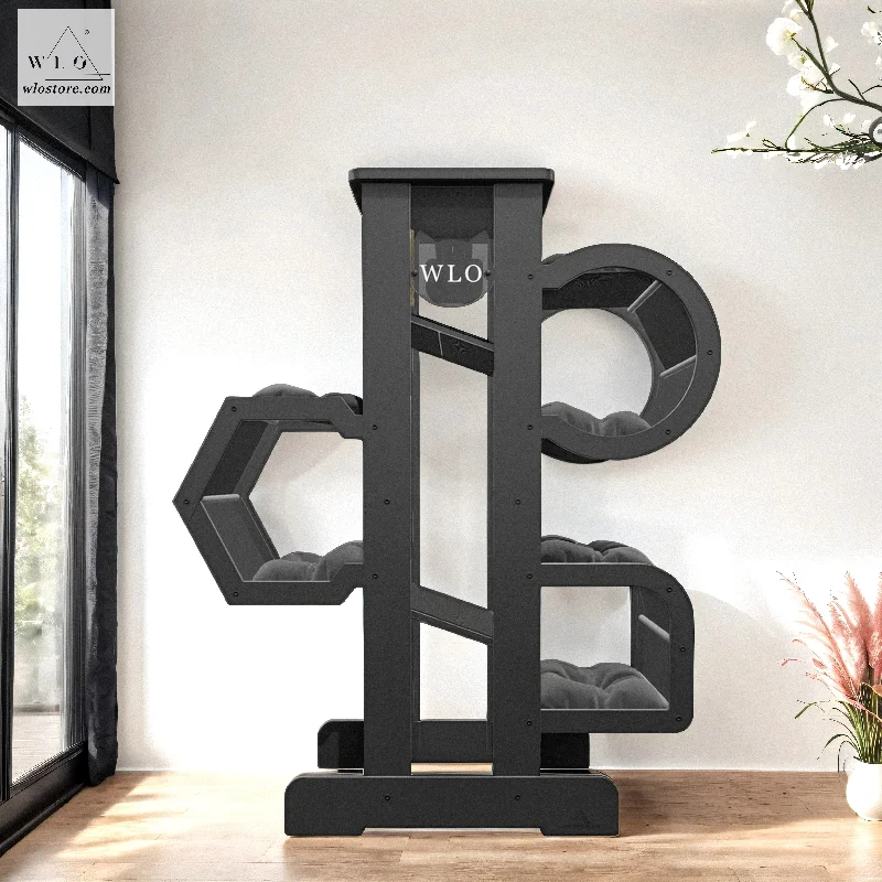 WLO® Black Impera Modern Cat Tree