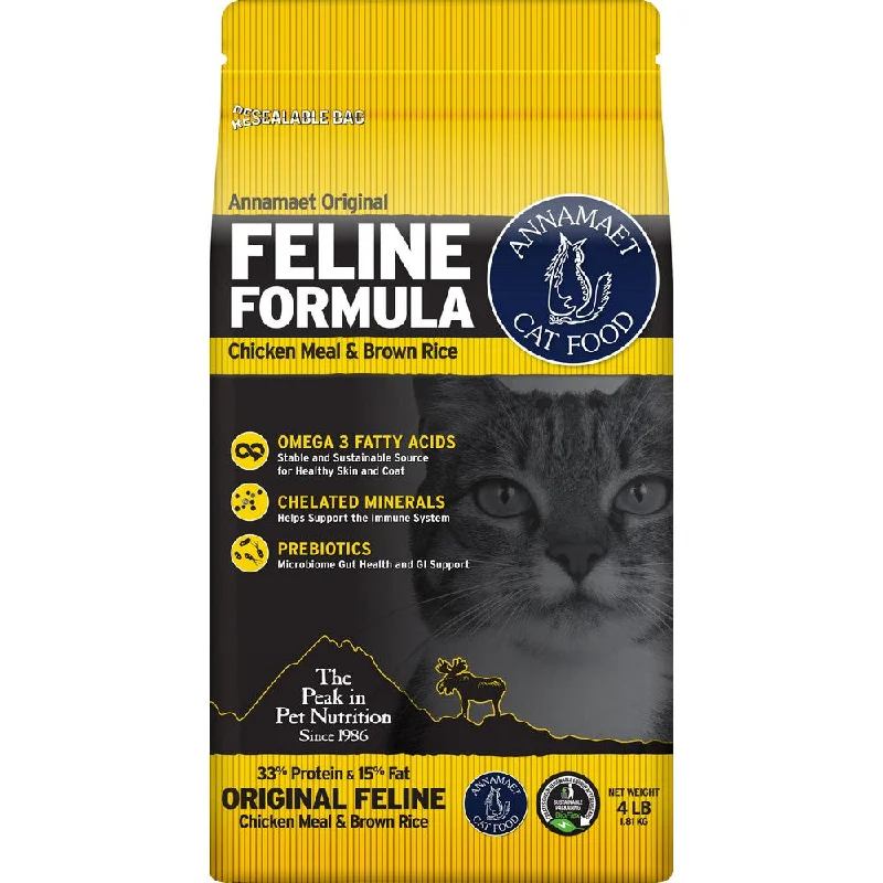 Annamaet Chicken Meal & Brown Rice Original Feline Formula Dry Cat Food