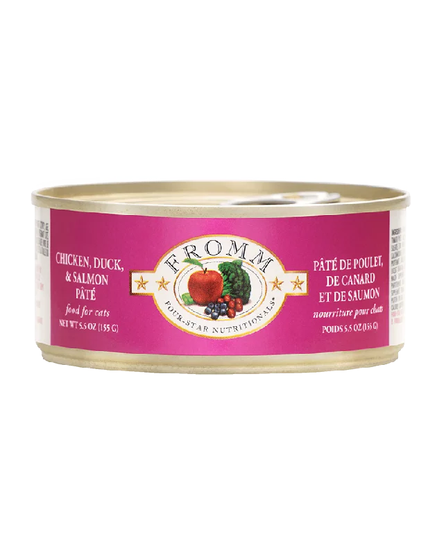 Fromm Chicken, Duck & Salmon Pate Wet Cat Food 5.5oz