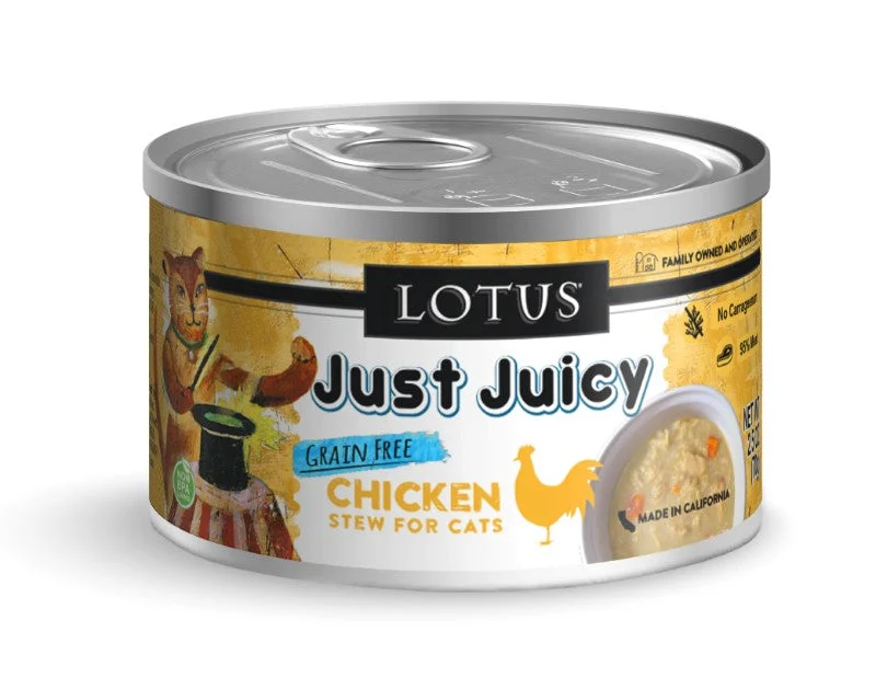 Lotus Wet Cat Food Grain-Free Just Juicy Chicken Stew