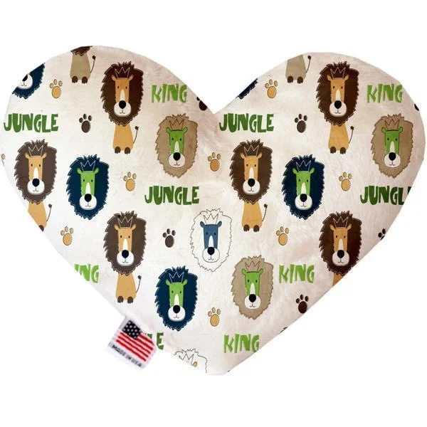 Heart Dog Toy Stuffing Free King Of The Jungle