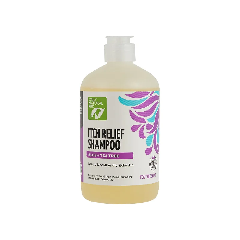 Only Natural Pet Itch Relief Shampoo with Aloe + Tea Tree for Dogs