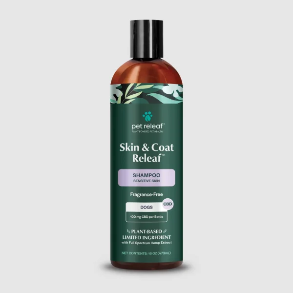 Pet Releaf CBD Shampoo Sensitive Skin 16 oz