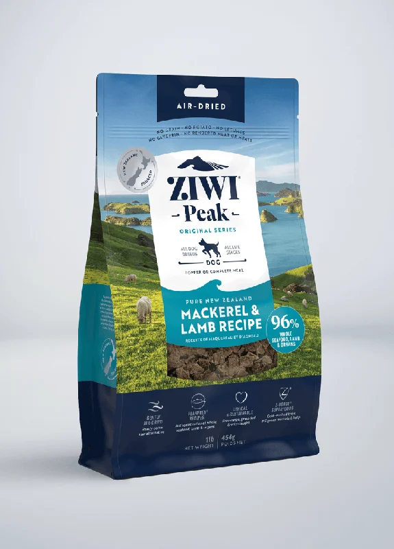 Ziwi Peak Air Dried Dog Food Mackerel & Lamb - 1Kg