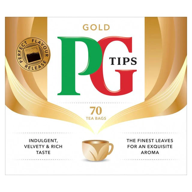 PG Tips Gold Tea 70's Tea Bags 203g