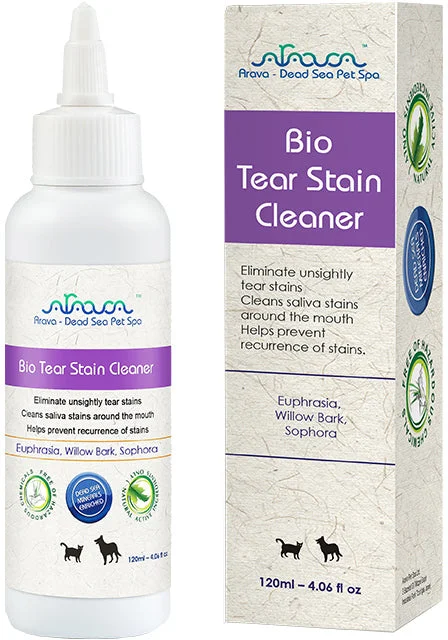 ARAVA Tear Stain Cleaner, îndepărtare pete lacrimi, câini şi pisici 120ml