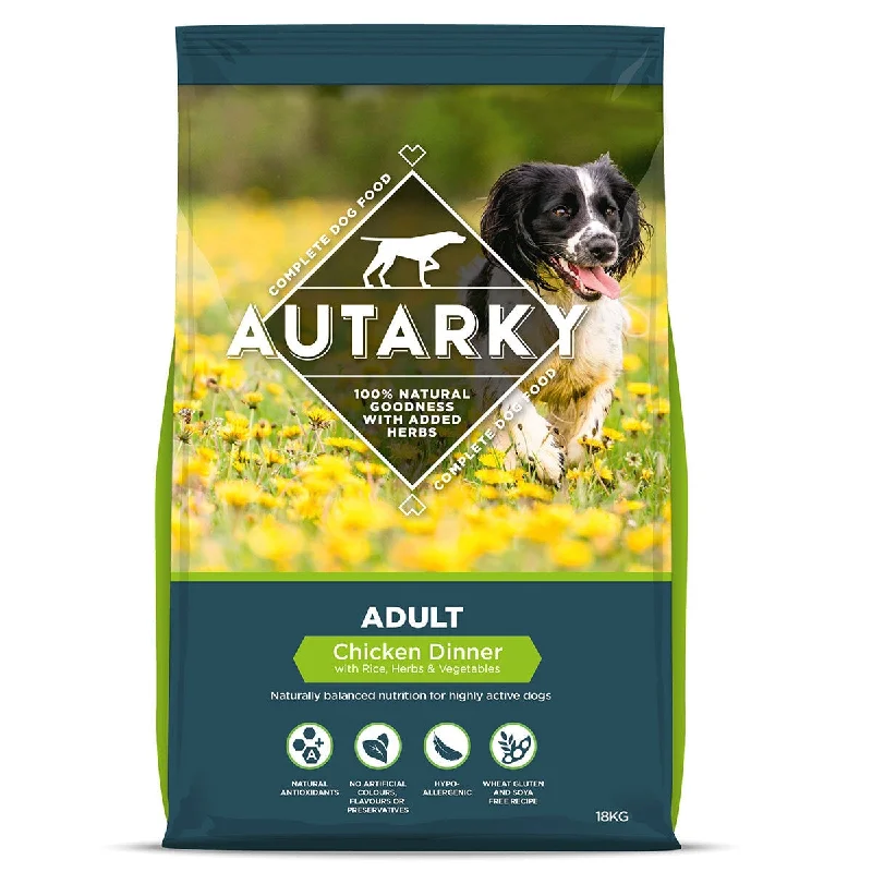 Autarky Complete Dog Food Chicken Dinner, 18kg