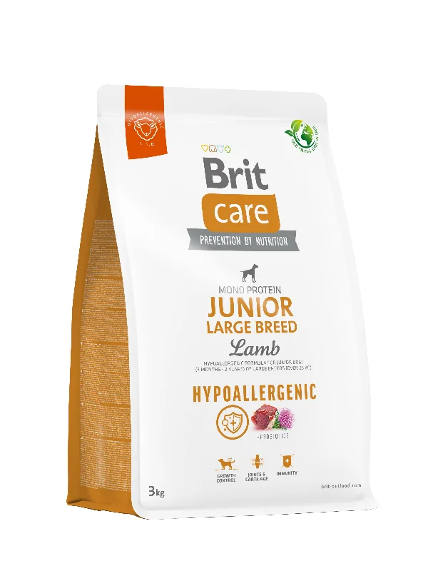 BRIT CARE Hypoallergenic Monoprotein Large Breed JUNIOR, janjetina i riža