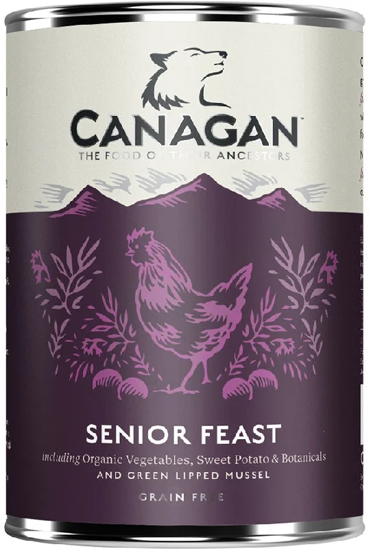 CANAGAN Conservă pentru câini, Festin pentru câini seniori 400g