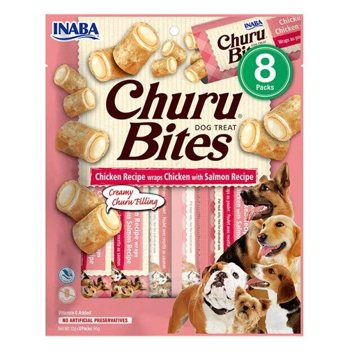 Churu - Churu Bites For Dogs - Chicken & Salmon - 8pk