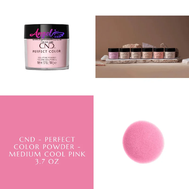 CND Perfect Color Powder - Medium Cool Pink 3.7 oz