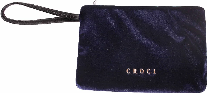 CROCI Geantă VELOUR pentru recompense şi saci igienici, 26x18cm, Negru